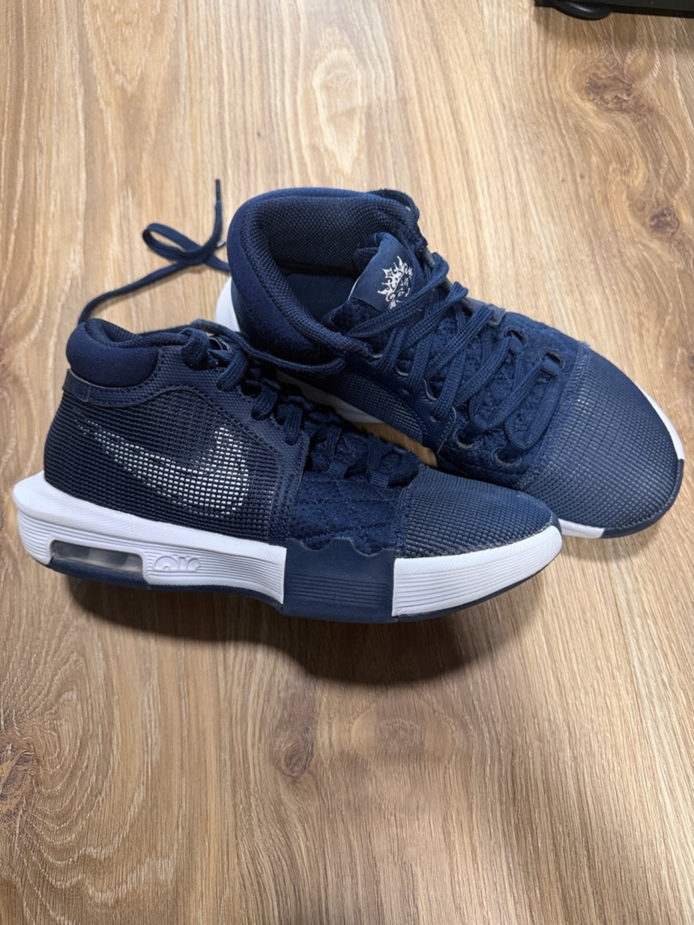 Nike Navy and White Athletic Shoes